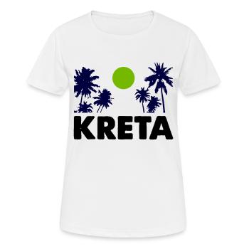 Crete - Women's Breathable T-Shirt - white - Front - AI Model Female 172 dark (172cm)