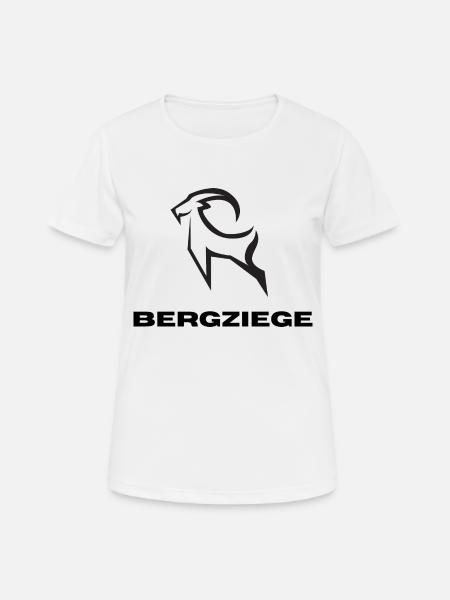 BERGZIEGE - Frauen T-Shirt atmungsaktiv - Weiß