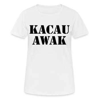 Malaisie - T-shirt respirant Femme - blanc - Devant - AI Model Female 172 dark (172cm)