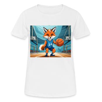 Mignon petit renard démon vie quotidienne - biscuits - T-shirt respirant Femme - blanc - Devant - AI Model Female 172 dark (172cm)