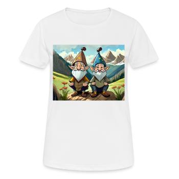 german nursery rhymes Himpelchen und Pimpelchen - Women's Breathable T-Shirt - white - Front - AI Model Female 172 dark (172cm)