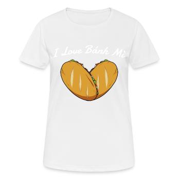 Vietnam Viet Banh Mi Brot Vietnamese I Geschenk - Frauen T-Shirt atmungsaktiv - Weiß - Vorne - AI Model Female 172 dark (172cm)