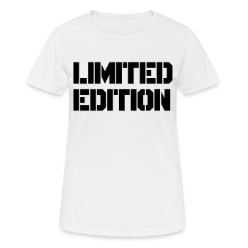 Édition limitée - T-shirt respirant Femme - blanc - Devant - AI Model Female 172 dark (172cm)