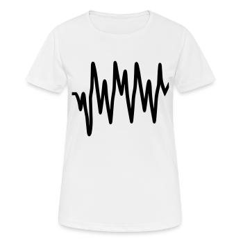 Heartbeat - Women's Breathable T-Shirt - white - Front - AI Model Female 172 dark (172cm)