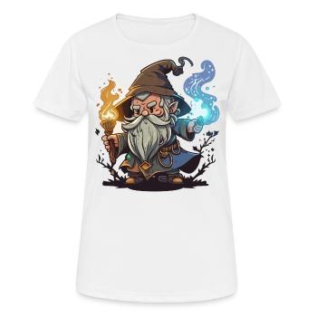 Magie mystique - T-shirt respirant Femme - blanc - Devant - AI Model Female 172 dark (172cm)