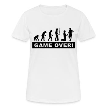 bachelor boy - Women's Breathable T-Shirt - white - Front - AI Model Female 172 dark (172cm)
