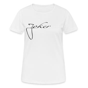 joker - Frauen T-Shirt atmungsaktiv - Weiß - Vorne - AI Model Female 172 dark (172cm)