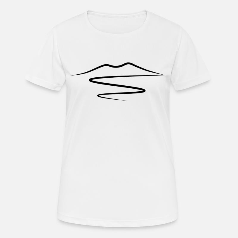 Mount Vesuvius - Women's Breathable T-Shirt - white