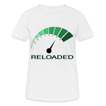 Gage Reloaded 'Mojo Design' T-Shirt - T-shirt respirant Femme - blanc - Devant - AI Model Female 172 dark (172cm)