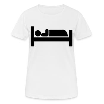 Dormir - T-shirt respirant Femme - blanc - Devant - AI Model Female 172 dark (172cm)