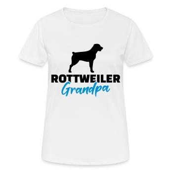 Rottweiler - T-shirt respirant Femme - blanc - Devant - AI Model Female 172 dark (172cm)