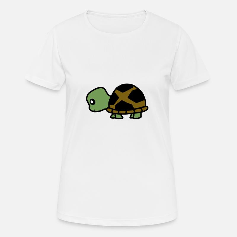 animal turtle 4 - Women's Breathable T-Shirt - white