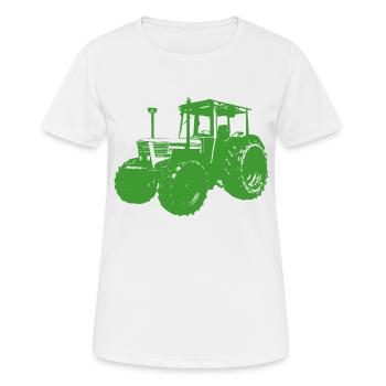 Deutz 13006 Special Gruen - Frauen T-Shirt atmungsaktiv - Weiß - Vorne - AI Model Female 172 dark (172cm)