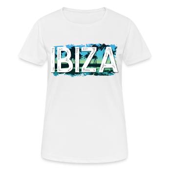 Ibiza - T-shirt respirant Femme - blanc - Devant - AI Model Female 172 dark (172cm)