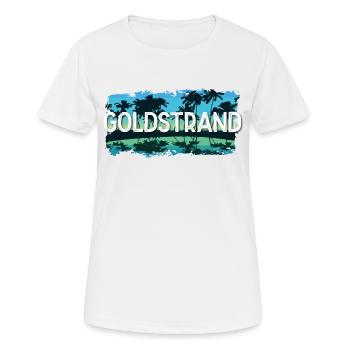 Sables dorés - T-shirt respirant Femme - blanc - Devant - AI Model Female 172 dark (172cm)