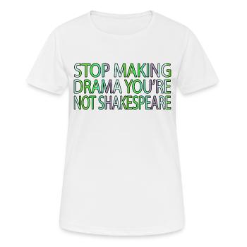 school book fan frequent readers book connoisseur - Women's Breathable T-Shirt - white - Front - AI Model Female 172 dark (172cm)