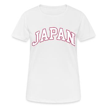 japan - Frauen T-Shirt atmungsaktiv - Weiß - Vorne - AI Model Female 172 dark (172cm)