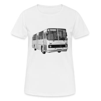 Ikarus 260 Bus Hongrie RDA Ostalgie - T-shirt respirant Femme - blanc - Devant - AI Model Female 172 dark (172cm)
