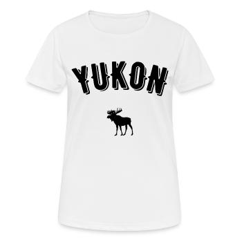 Yukon - T-shirt respirant Femme - blanc - Devant - AI Model Female 172 dark (172cm)