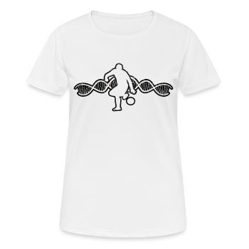 Footballer Footballer Football Football Coach - Women's Breathable T-Shirt - white - Front - AI Model Female 172 dark (172cm)