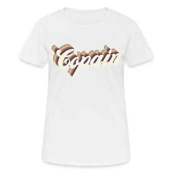copain vintage - T-shirt respirant Femme - blanc - Devant - AI Model Female 172 dark (172cm)