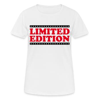 Limited Edition - Frauen T-Shirt atmungsaktiv - Weiß - Vorne - AI Model Female 172 dark (172cm)