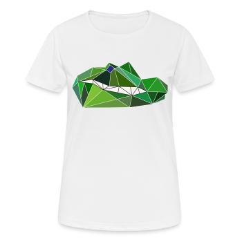 Crocodile - Women's Breathable T-Shirt - white - Front - AI Model Female 172 dark (172cm)