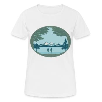 You need some calm - Women's Breathable T-Shirt - white - Front - AI Model Female 172 dark (172cm)