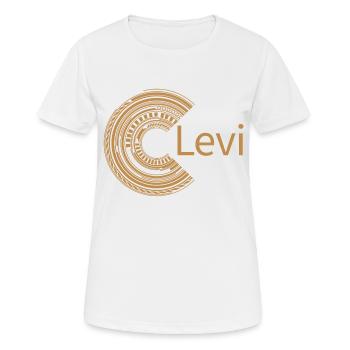 Pour Levi - T-shirt respirant Femme - blanc - Devant - AI Model Female 172 dark (172cm)