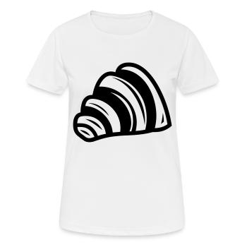 crescent - Women's Breathable T-Shirt - white - Front - AI Model Female 172 dark (172cm)