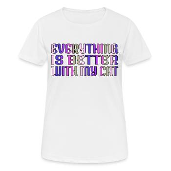 Anniversaire Hippie Hippie Festival Désarmement Vert - T-shirt respirant Femme - blanc - Devant - AI Model Female 172 dark (172cm)