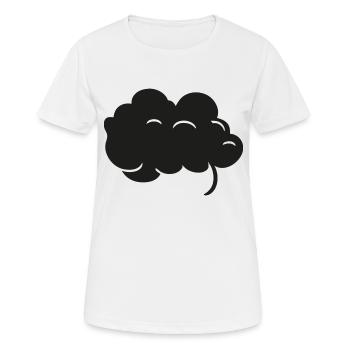 Black Cloud - Women's Breathable T-Shirt - white - Front - AI Model Female 172 dark (172cm)