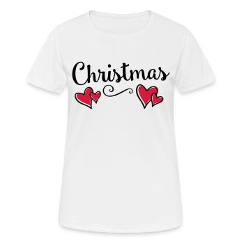 christmas - Frauen T-Shirt atmungsaktiv - Weiß - Vorne - AI Model Female 172 dark (172cm)