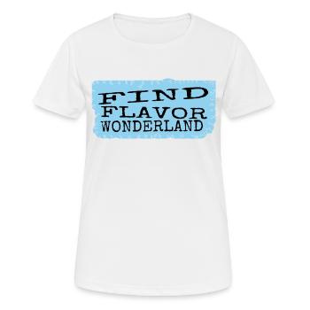 Anniversaire Aventure Gourmet Sorcellerie - T-shirt respirant Femme - blanc - Devant - AI Model Female 172 dark (172cm)