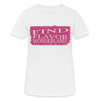 Blague Sorcellerie culinaire Découverte constante - T-shirt respirant Femme - blanc - Devant - AI Model Female 172 dark (172cm)