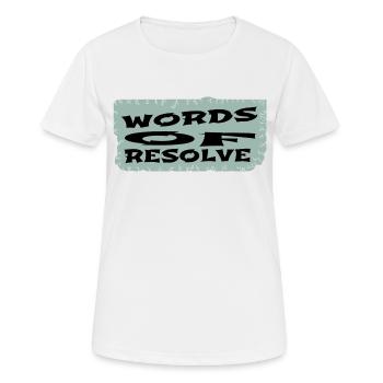 birthday connecting through conversation jokes - Women's Breathable T-Shirt - white - Front - AI Model Female 172 dark (172cm)
