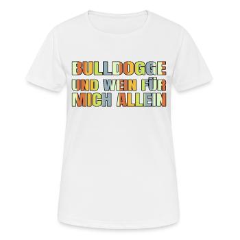 Statement Animal White Wine Fascism White Wine - Women's Breathable T-Shirt - white - Front - AI Model Female 172 dark (172cm)