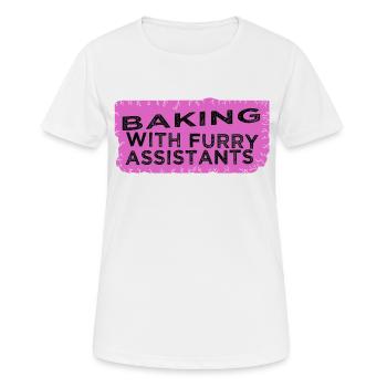Conseils de cuisson impressionnants pour les habitats des animaux - T-shirt respirant Femme - blanc - Devant - AI Model Female 172 dark (172cm)