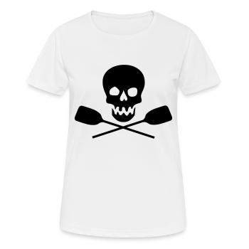 rangée - T-shirt respirant Femme - blanc - Devant - AI Model Female 172 dark (172cm)