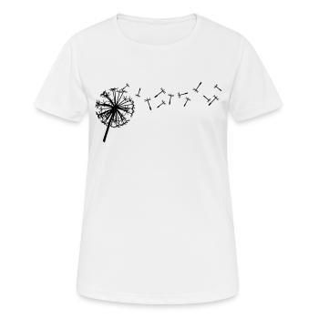 pissenlit - T-shirt respirant Femme - blanc - Devant - AI Model Female 172 dark (172cm)