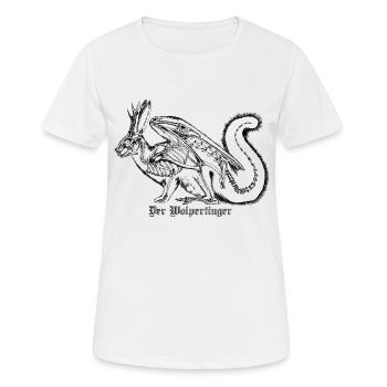 Wolpertinger - T-shirt respirant Femme - blanc - Devant - AI Model Female 172 dark (172cm)
