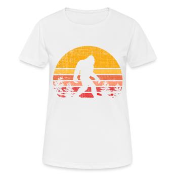 Bigfoot Retro - T-shirt respirant Femme - blanc - Devant - AI Model Female 172 dark (172cm)