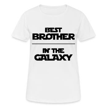 Best Brother In Galaxy - Frauen T-Shirt atmungsaktiv - Weiß - Vorne - AI Model Female 172 dark (172cm)
