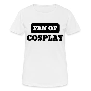 Cosplay / Cosplayer / Manga / Geek - T-shirt respirant Femme - blanc - Devant - AI Model Female 172 dark (172cm)