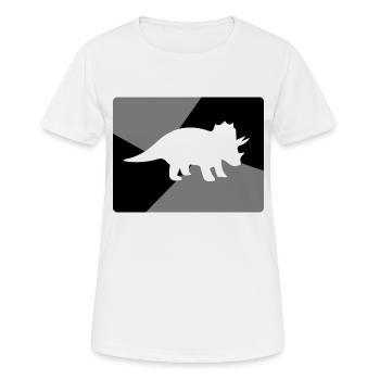 Dinosaur Dino - Women's Breathable T-Shirt - white - Front - AI Model Female 172 dark (172cm)