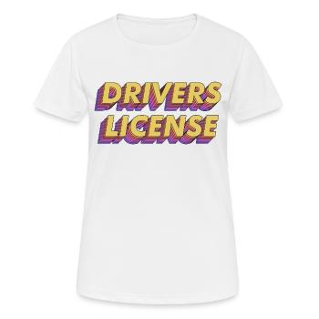Fahrer lizenzierte Olivia Rodrigo - Frauen T-Shirt atmungsaktiv - Weiß - Vorne - AI Model Female 172 dark (172cm)