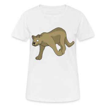 Faune - T-shirt respirant Femme - blanc - Devant - AI Model Female 172 dark (172cm)