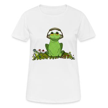 Frog - Women's Breathable T-Shirt - white - Front - AI Model Female 172 dark (172cm)