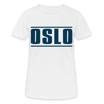 Oslo - Women's Breathable T-Shirt - white - Front - AI Model Female 172 dark (172cm)