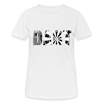Dart,Graffiti,Painting,Dartboard,Darts - Women's Breathable T-Shirt - white - Front - AI Model Female 172 dark (172cm)